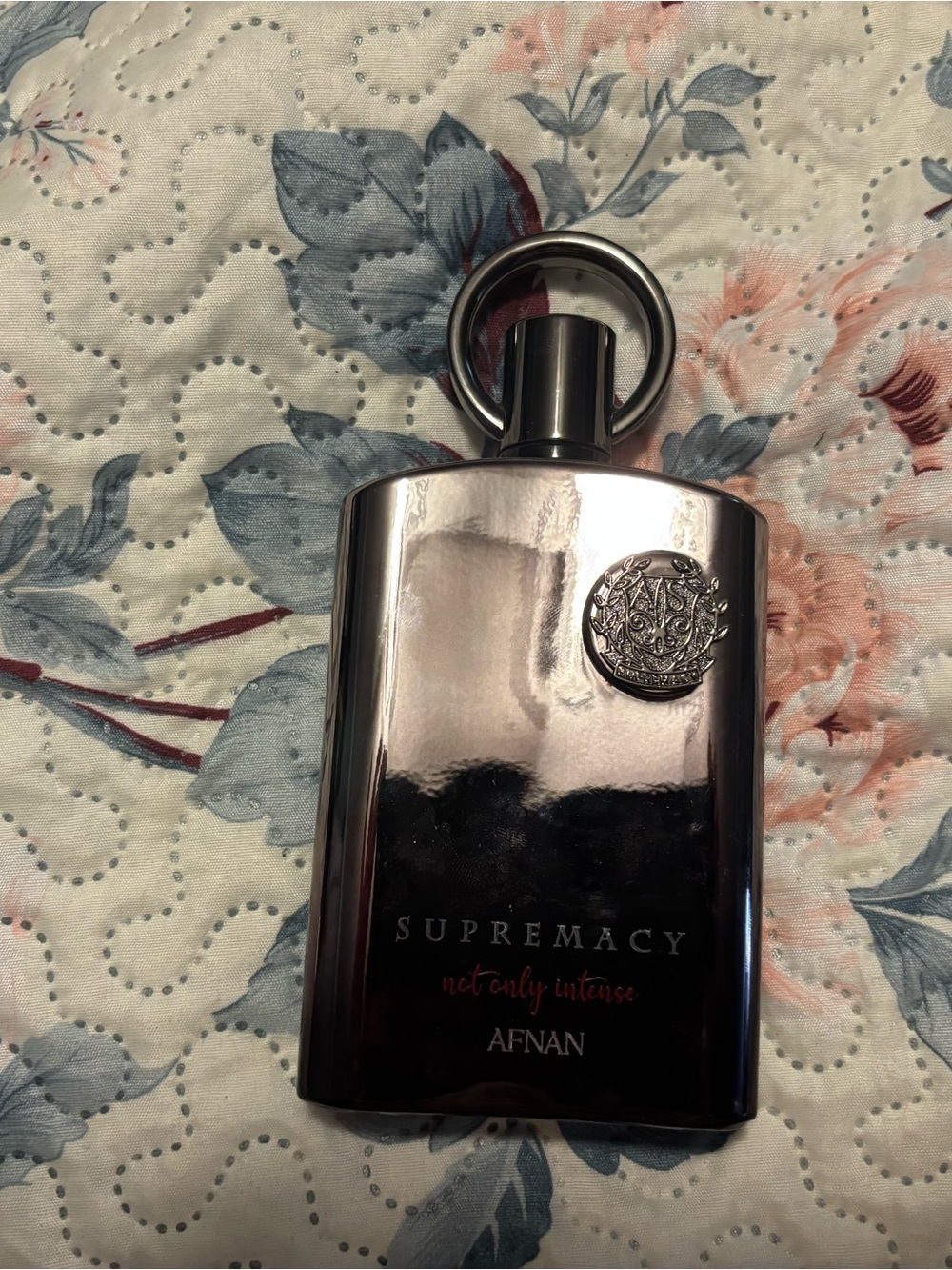Afnan Supremacy Not Only Intense Men's Bottle more than half full